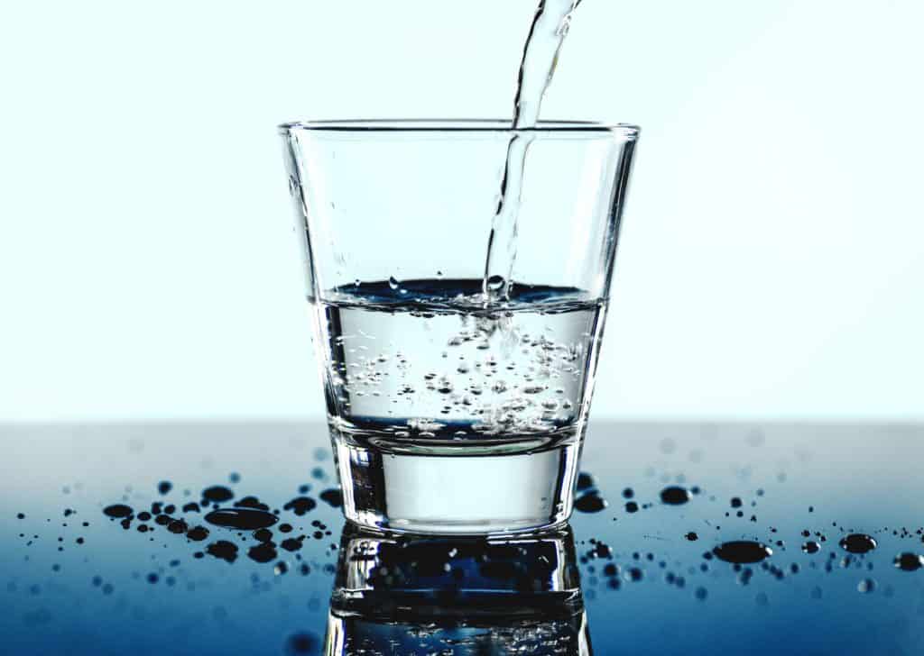 glass of water