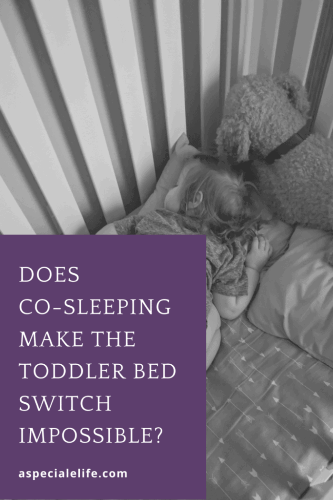 how to get toddler to sleep in own bed image pin