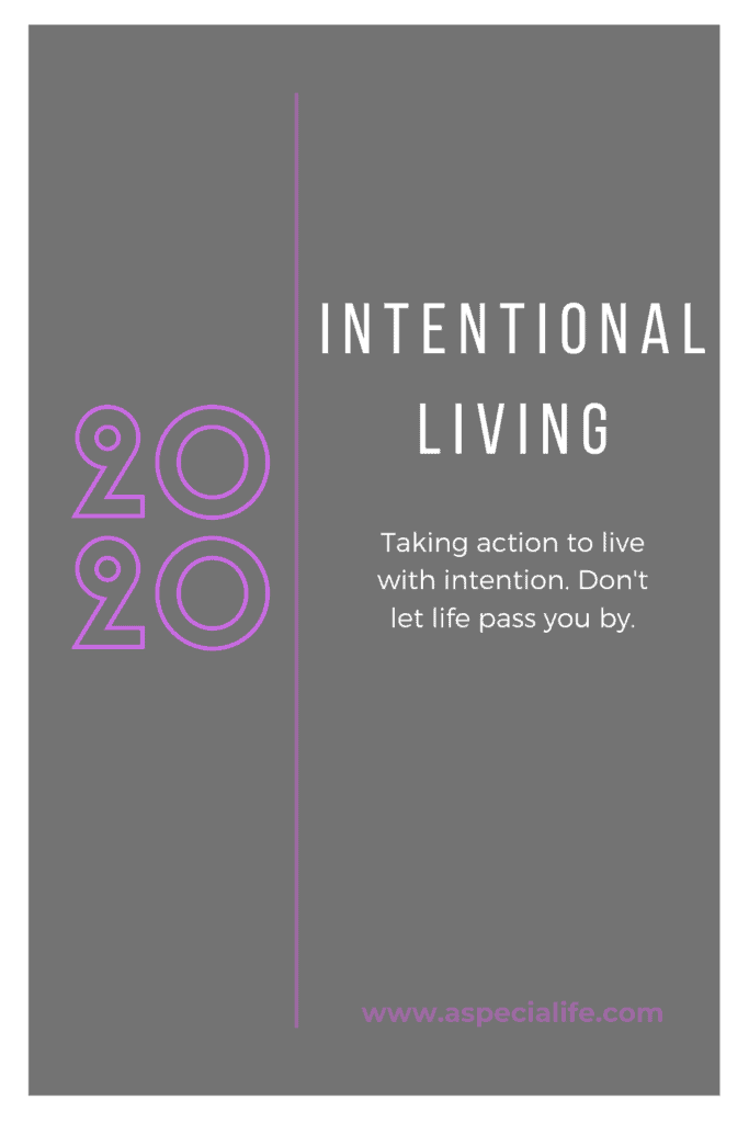 live intentionally