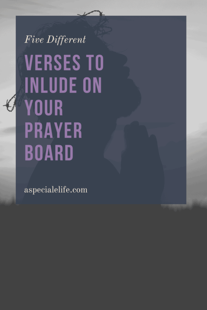 prayer board verses scripture