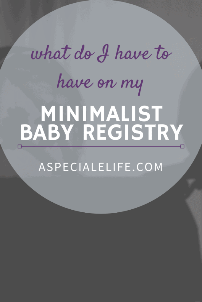 minimalist baby registry pin featured