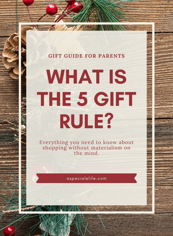 what is the 5 gift rule christmas